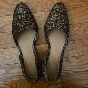 Madewell animal print flats